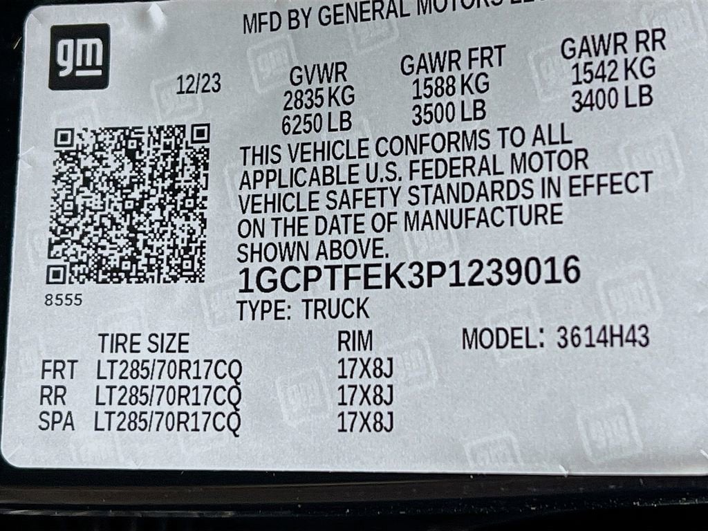 2023 Chevrolet Colorado ZR2
