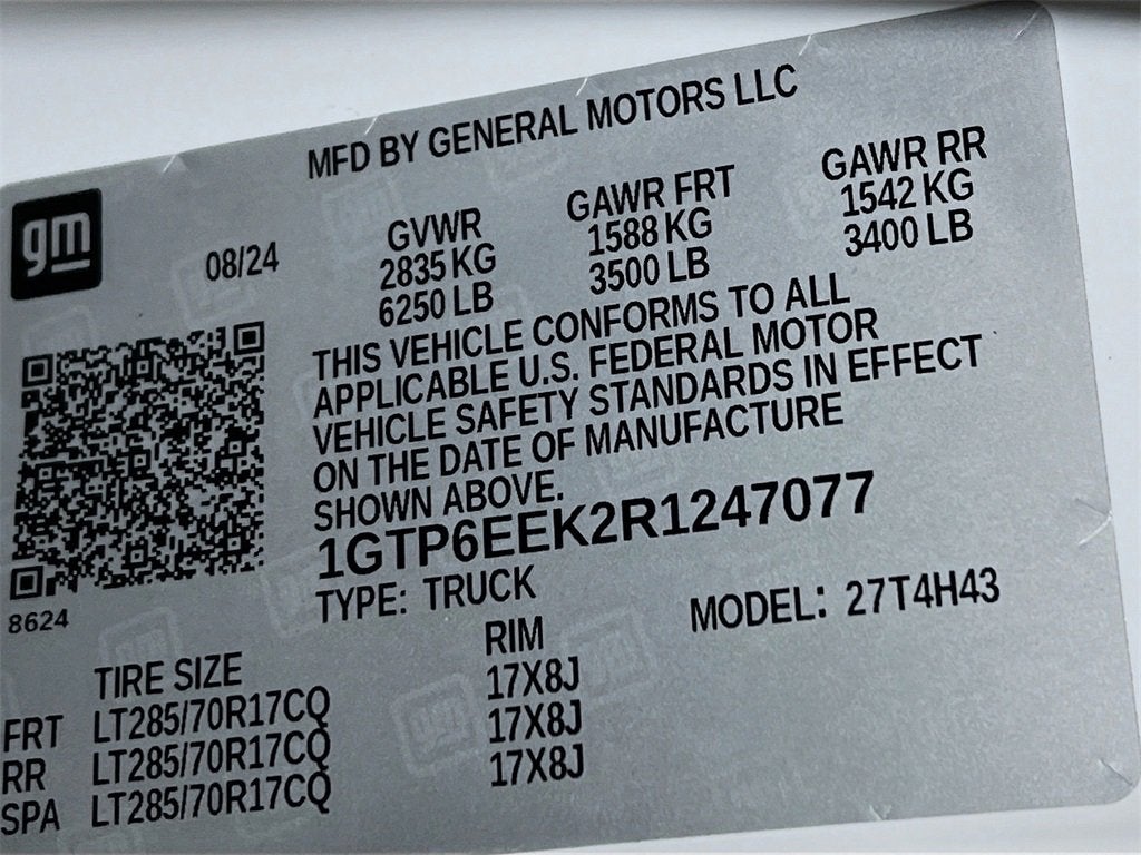 2024 GMC Canyon AT4X