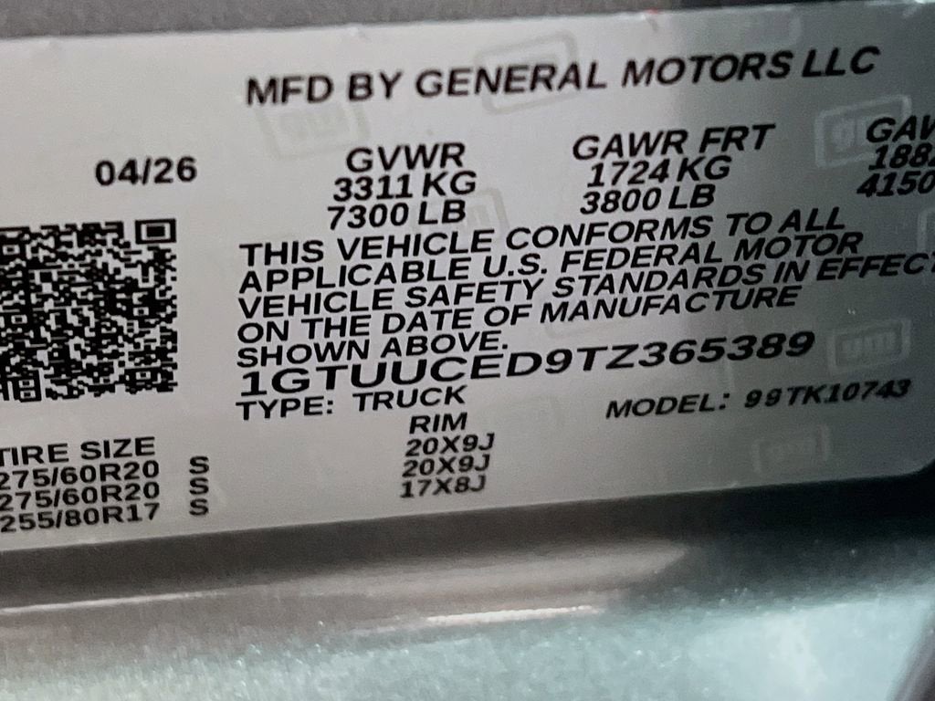 2026 GMC Sierra 1500 Elevation