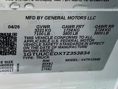 2026 GMC Sierra 1500 Elevation