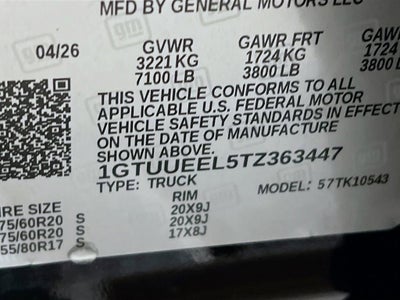 2026 GMC Sierra 1500 AT4