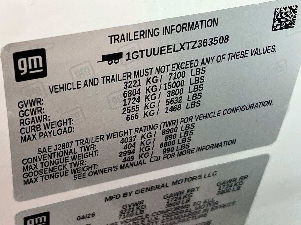 2026 GMC Sierra 1500 AT4