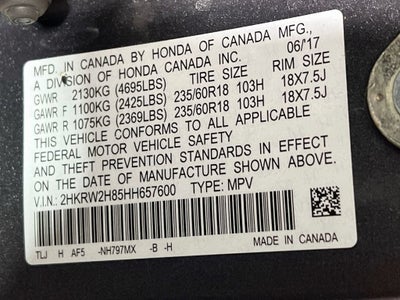 2017 Honda CR-V EX-L