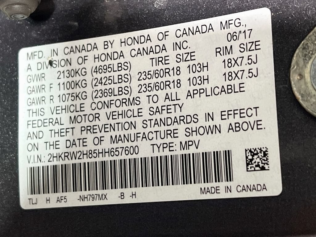 2017 Honda CR-V EX-L