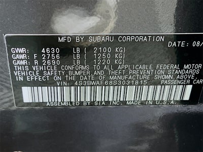 2025 Subaru LEGACY Premium