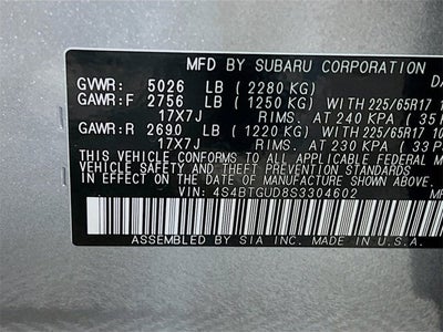 2025 Subaru OUTBACK Wilderness