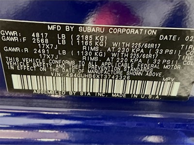 2026 Subaru CROSSTREK Base