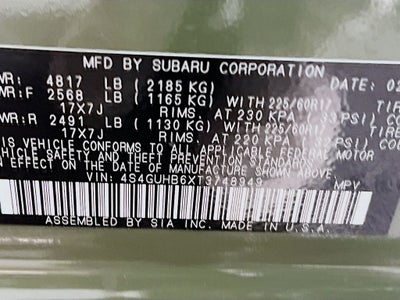 2026 Subaru CROSSTREK Base