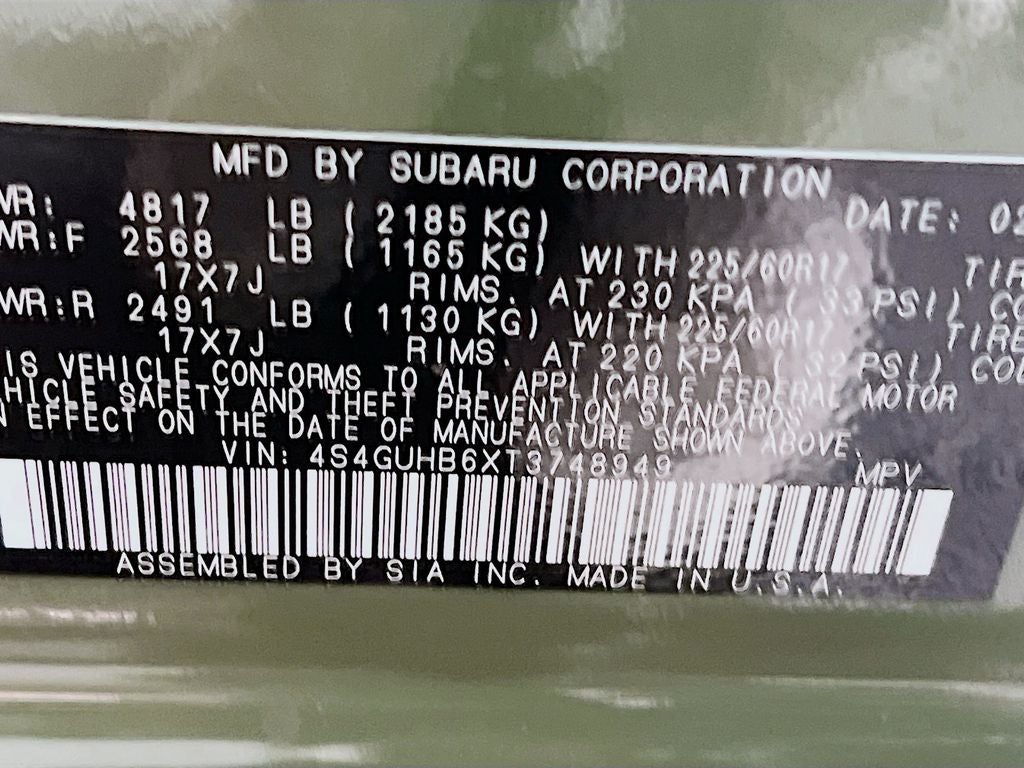 2026 Subaru CROSSTREK Base