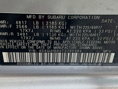 2026 Subaru CROSSTREK Base