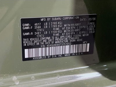 2026 Subaru CROSSTREK Premium