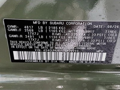 2026 Subaru CROSSTREK Wilderness