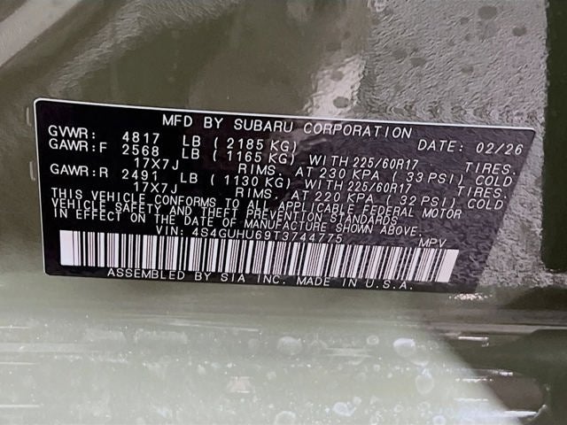 2026 Subaru CROSSTREK Wilderness