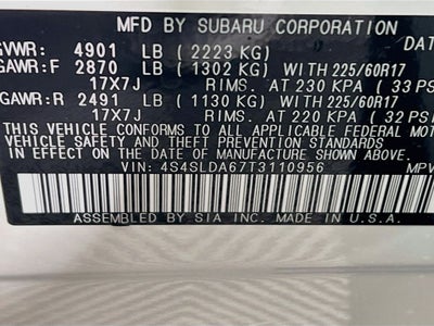 2026 Subaru FORESTER Standard Model