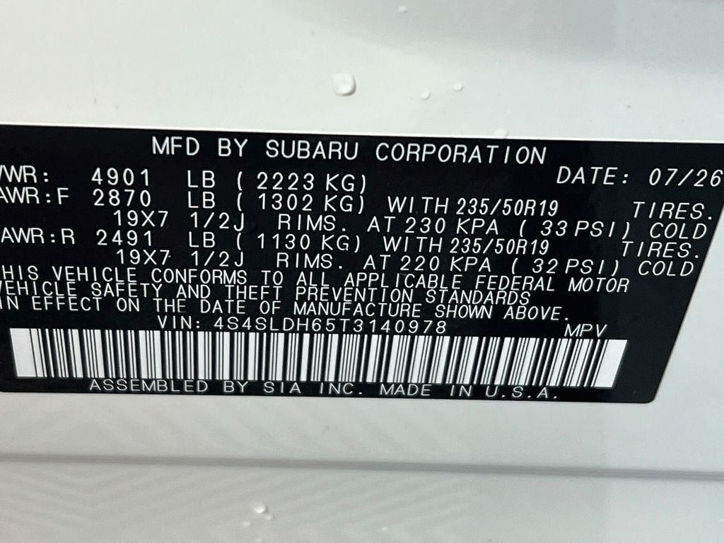 2026 Subaru FORESTER Sport Onyx Edition