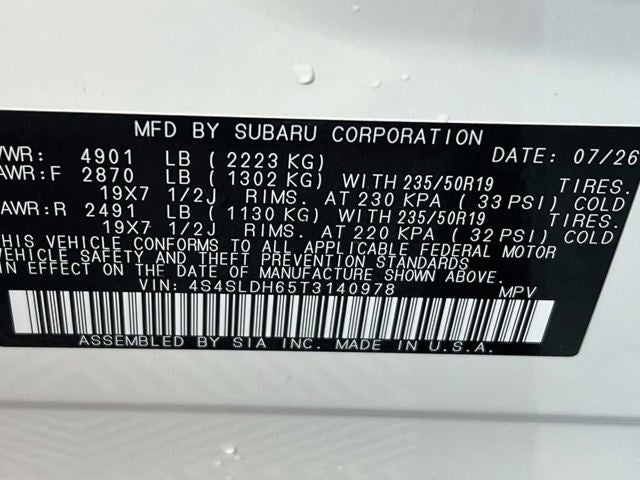 2026 Subaru FORESTER Sport Onyx Edition