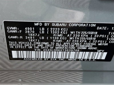 2026 Subaru FORESTER Limited