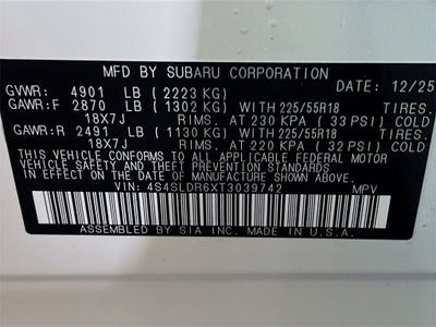 2026 Subaru FORESTER Limited