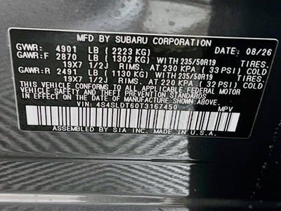 2026 Subaru FORESTER Touring