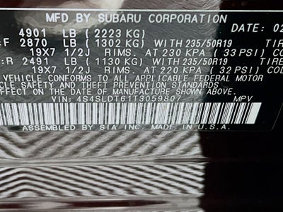 2026 Subaru FORESTER Touring