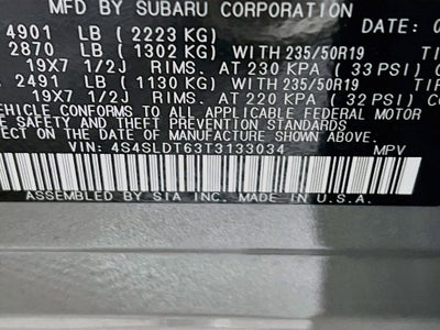 2026 Subaru FORESTER Touring