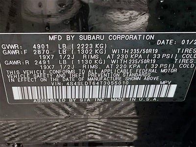 2026 Subaru FORESTER Touring