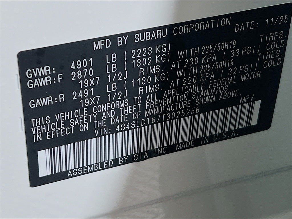 2026 Subaru FORESTER Touring