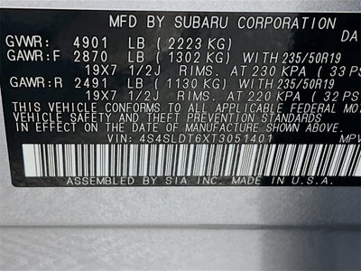 2026 Subaru FORESTER Touring