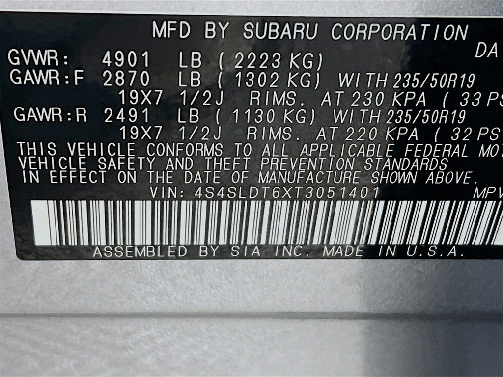 2026 Subaru FORESTER Touring