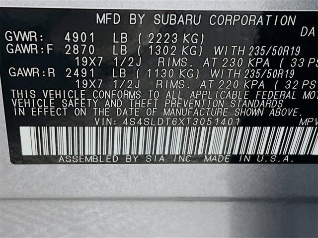 2026 Subaru FORESTER Touring