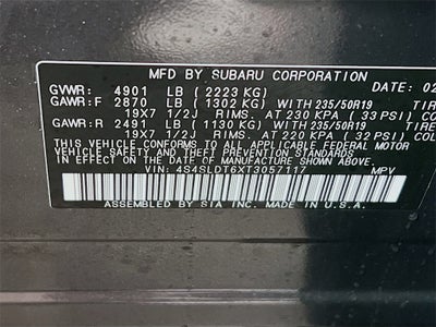 2026 Subaru FORESTER Touring