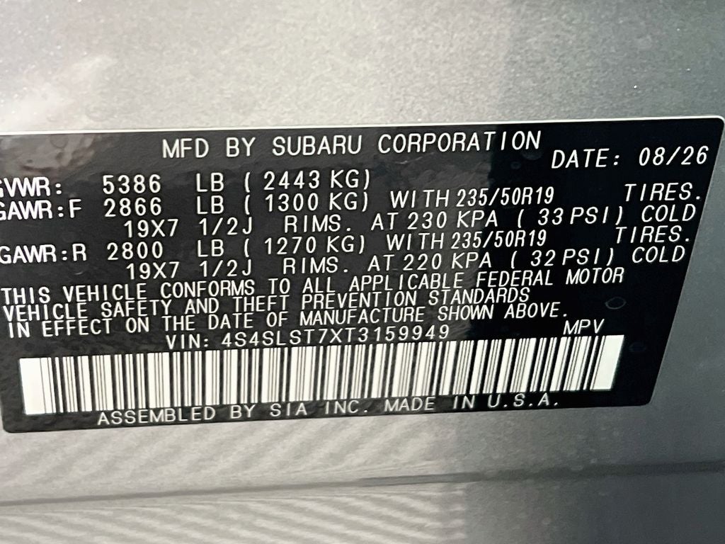 2026 Subaru FORESTER Touring Hybrid