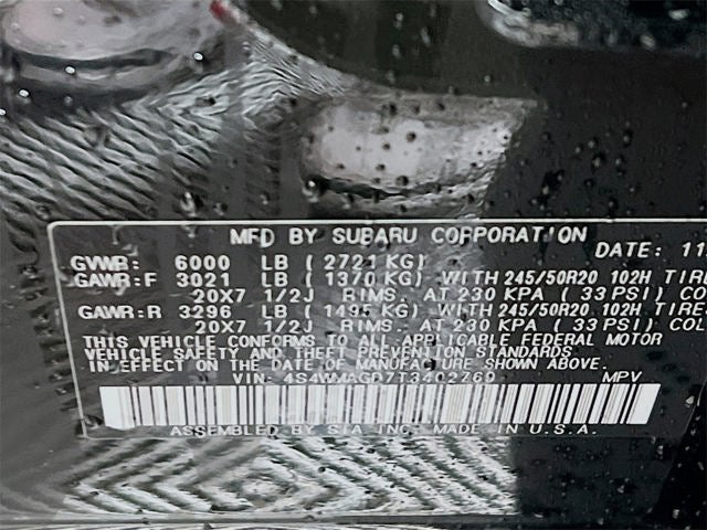 2026 Subaru ASCENT Limited 7-Passenger