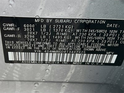 2026 Subaru ASCENT Limited 7-Passenger