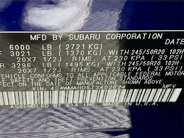 2026 Subaru ASCENT Limited Bronze Edition 7-Passenger