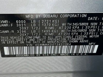 2026 Subaru ASCENT Touring 7-Passenger