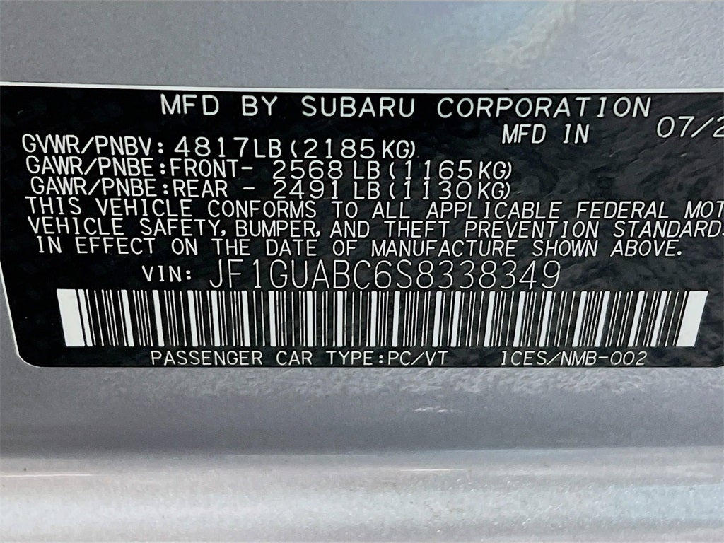 2025 Subaru IMPREZA Base