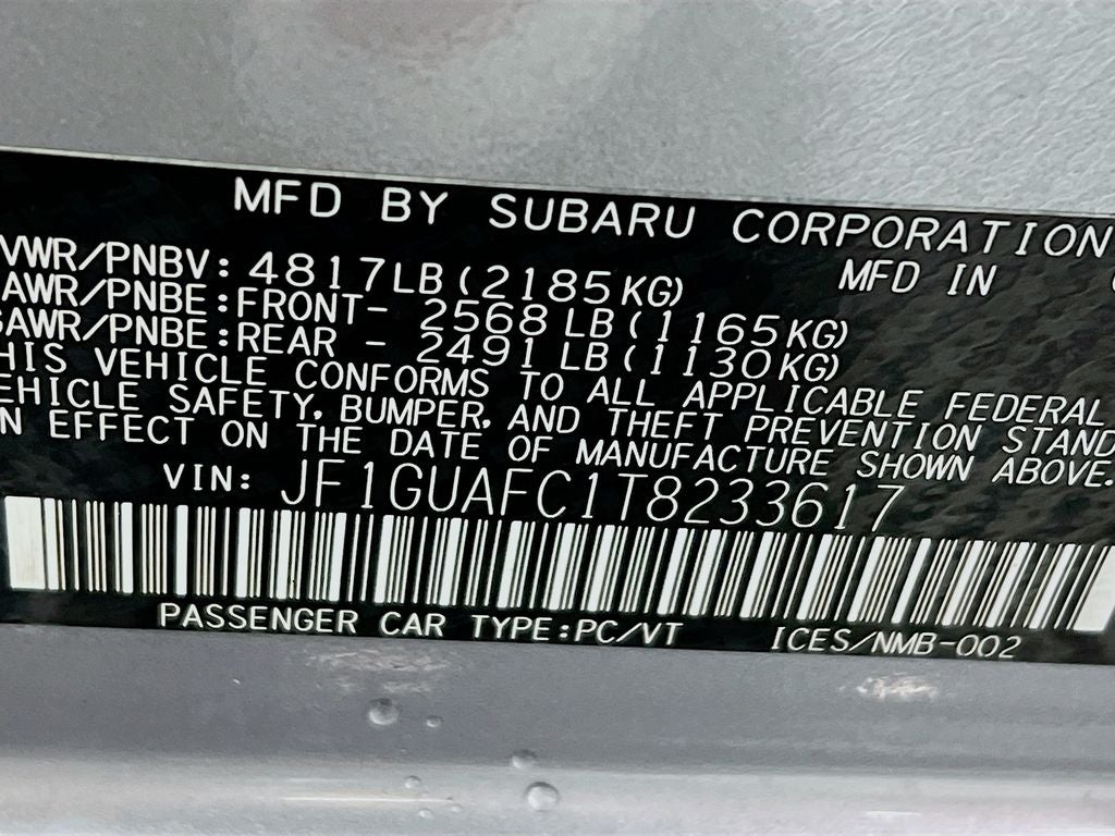 2026 Subaru IMPREZA Sport