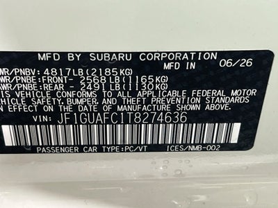 2026 Subaru IMPREZA Sport