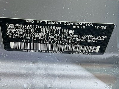 2026 Subaru IMPREZA Sport