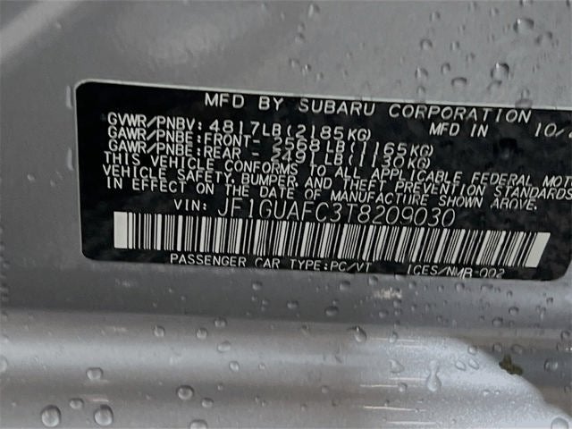 2026 Subaru IMPREZA Sport