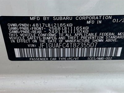 2026 Subaru IMPREZA Sport