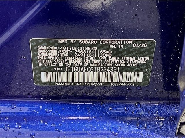 2026 Subaru IMPREZA Sport