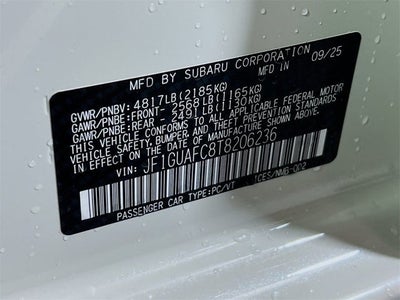 2026 Subaru IMPREZA Sport