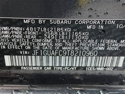 2026 Subaru IMPREZA Sport