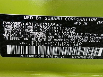 2026 Subaru IMPREZA RS