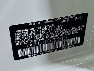 2026 Subaru IMPREZA RS