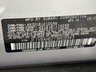 2026 Subaru WRX Premium