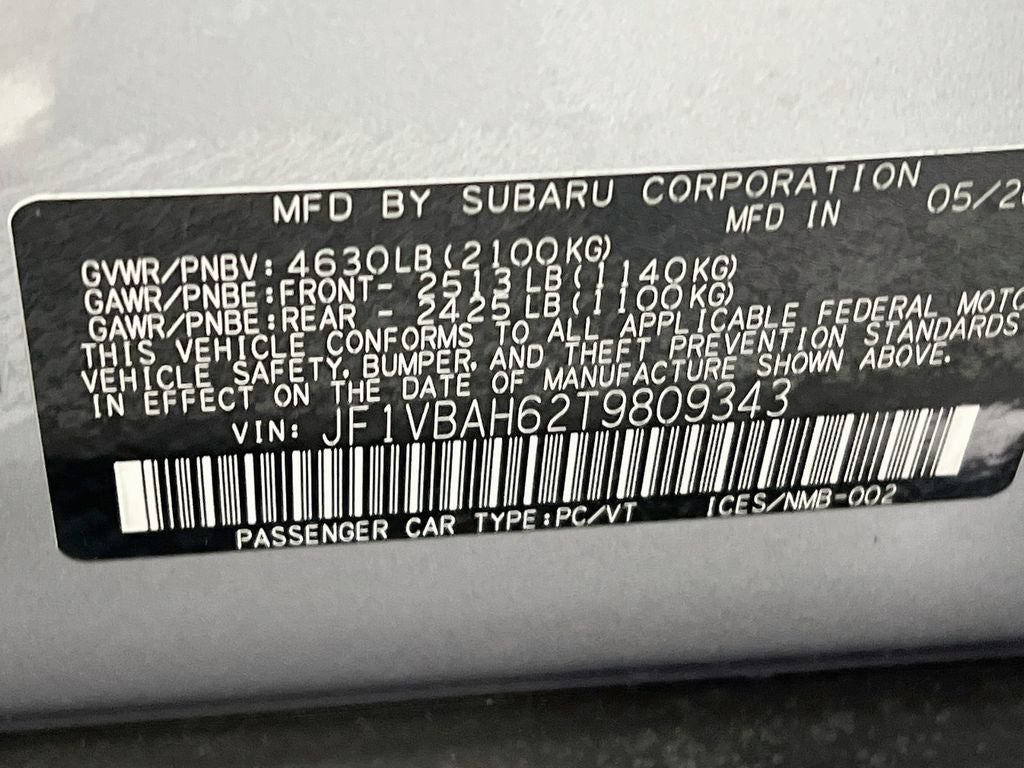 2026 Subaru WRX Premium