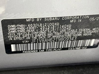 2026 Subaru WRX Premium